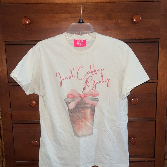 Tops - Iced Coffee Graphic Tee